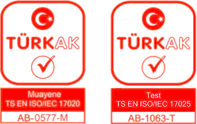 TURKAK 17025 ve 17020 Sertifikası